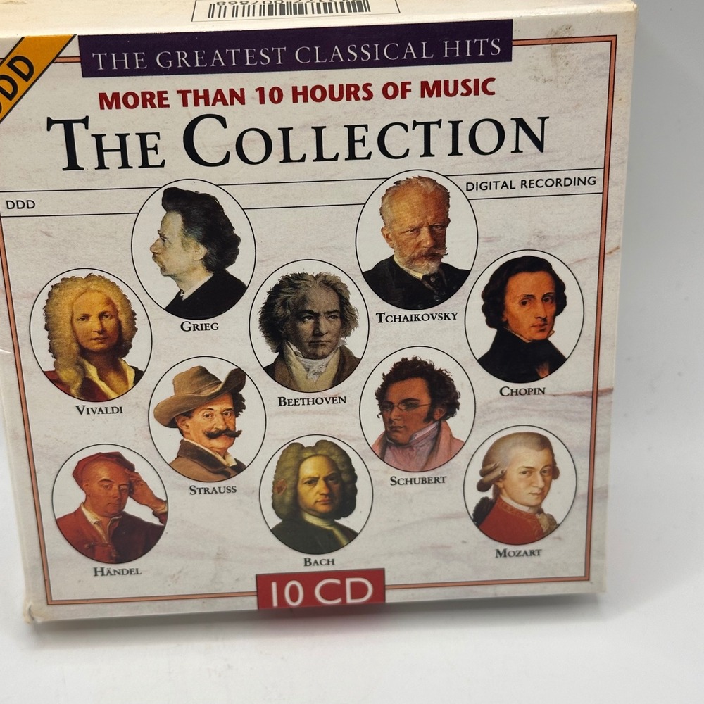 Greatest Classical Hits The Collection 10 CD Box Set Mozart Beethoven Bach DDD
